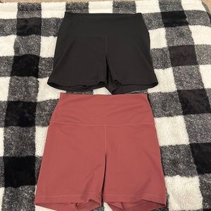 Pack of 2 Yogalicious Lux Athletic Shorts.